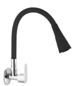 Cube Flexo Swan Neck Black Tap -   By Ramya Sanitaryware. - Image 5