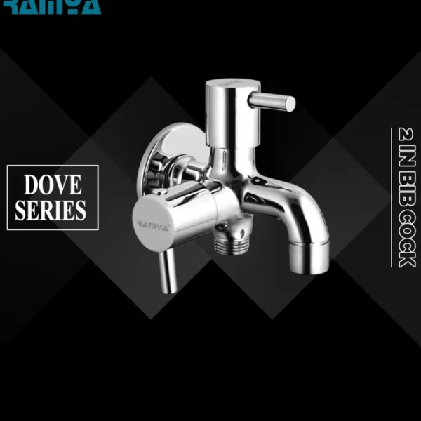 Flora 2 in 1 Bib Cock Taps - By Ramya Sanitaryware.
