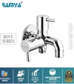 Flora 2 in 1 Bib Cock Taps - By Ramya Sanitaryware. - Image 2