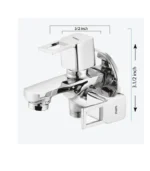 Cube 2 Way Bib Cock Tap - By Ramya Sanitaryware - Image 3