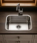 "Ramya Gold" Single Bowl Kitchen Sink ( 20 X 17 X 8 Inches ) - Image 2