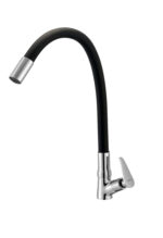 Ramya PACIFIC Flexible Swan Neck Black 360 degree swivel spout For Kitchen Sink Wash Basin Pillar Tap Faucet - Image 2