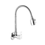 Cube Flexible Sink Cock Silver