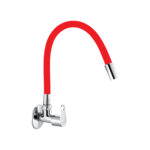 Rambo Flexible Sink Cock Red