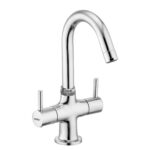 Ramya Center Hole Mixer For Bathroom and Kitchen Chrome Finish Basin Mixer Faucet