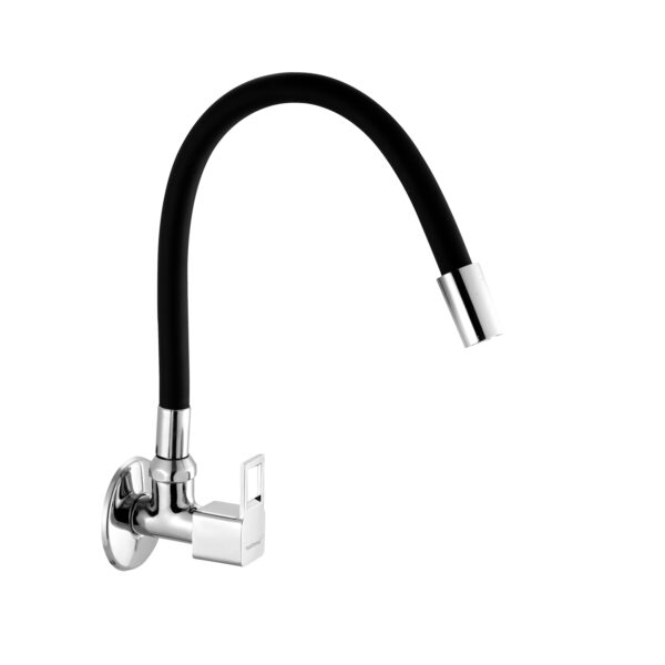 Cube Flexible Sink Cock Black
