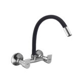 Metro Flexible Sink Mixer Black