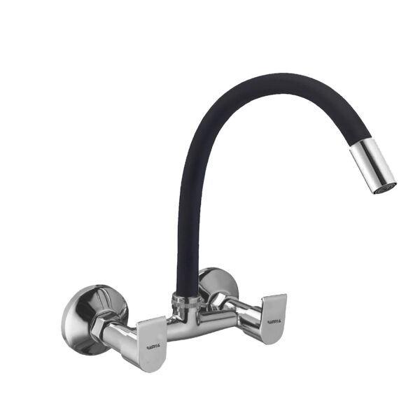 Metro Flexible Sink Mixer Black