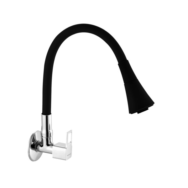 Cube Smart Flexible Sink Cock Black
