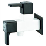Ramya Ludo Angle Cock 2 Way Tap Heavy Weight Plastic Faucet Twin Elbow Valve Faucet (Wall Mount Installation Type)