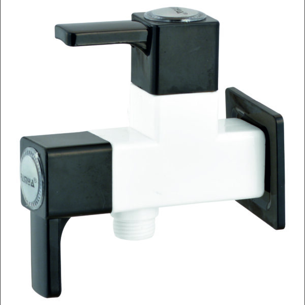 Ludo Black 2 way Angle Cock