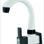 Ramya Ludo Sink Cock PTMT Faucet/Tap with Swivel Spout Sink Tap Faucet (Wall Mount Installation Type)