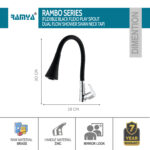 Rambo Smart Flexible Swan Neck Black - Image 3
