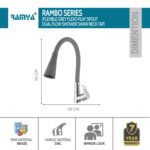 Rambo Smart Flexible Swan Neck Grey - Image 3