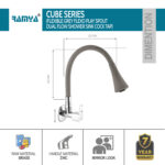 Cube Smart Flexible Sink Cock Grey - Image 2