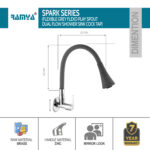 Spark Smart Flexible Sink Cock Grey - Image 3