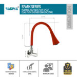 Spark Smart Flexible Sink Cock Red - Image 3