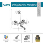 Spark Wall Mixer With Band - Image 2