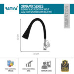 Ornamix Smart Flexible Swan Neck Black - Image 2
