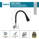 Prime Smart Flexible Sink Cock Black - Image 2
