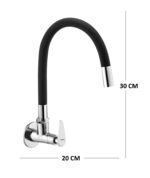 Pacific Flexible Sink Cock Black - Image 2