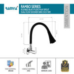 Rambo Smart Flexible Sink Cock Black - Image 3