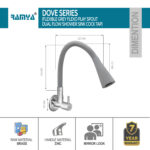 Dove Smart Flexible Sink Cock Grey - Image 2