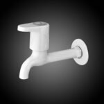 Ramya Alive Long Body Tap PTMT Heavy Plastic Faucet (7inch Long) With Wall Flange Superior Plastic Heavy Duty Bib Tap Faucet (Wall Mount Installation Type)