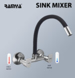 Metro Flexible Sink Mixer Black - Image 2