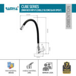 Cube Flexible Swan Neck Black - Image 2