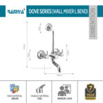 Dove Wall Mixer With Band - Image 2