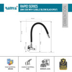 Rapid Flexible Sink Cock Black - Image 3