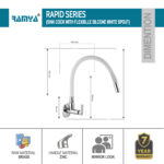 Rapid Flexible Sink Cock White - Image 3