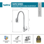 Rapid Flexible Swan Neck Silver - Image 3