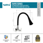 Rapid Smart Flexible Sink Cock Black - Image 3