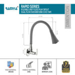 Rapid Smart Flexible Sink Cock Grey - Image 2
