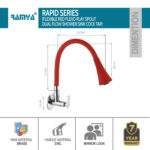 Rapid Smart Flexible Sink Cock Red - Image 2