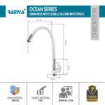 Ocean Flexible Swan Neck White - Image 2