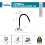 Spark Flexible Sink Cock Black - Image 3