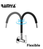 Leaf Flexible Sink Cock Black - Image 3