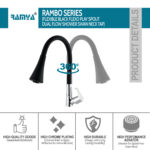 Rambo Smart Flexible Swan Neck Black - Image 2