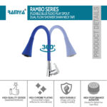 Rambo Smart Flexible Swan Neck Blue - Image 2