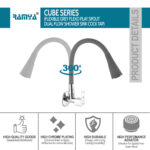 Cube Smart Flexible Sink Cock Grey - Image 3