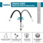Ornamix Flexible Swan Neck Black - Image 3