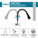Spark Smart Flexible Sink Cock Black - Image 2