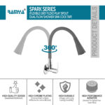 Spark Smart Flexible Sink Cock Grey - Image 2