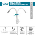 Ornamix Flexible Swan Neck White - Image 4