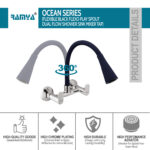 Ocean Smart Flexible Sink Mixer Black - Image 3