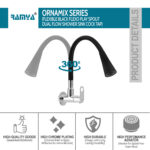 Ornamix Smart Flexible Sink Cock Black - Image 3