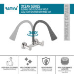 Ocean Smart Flexible Sink Mixer grey - Image 3